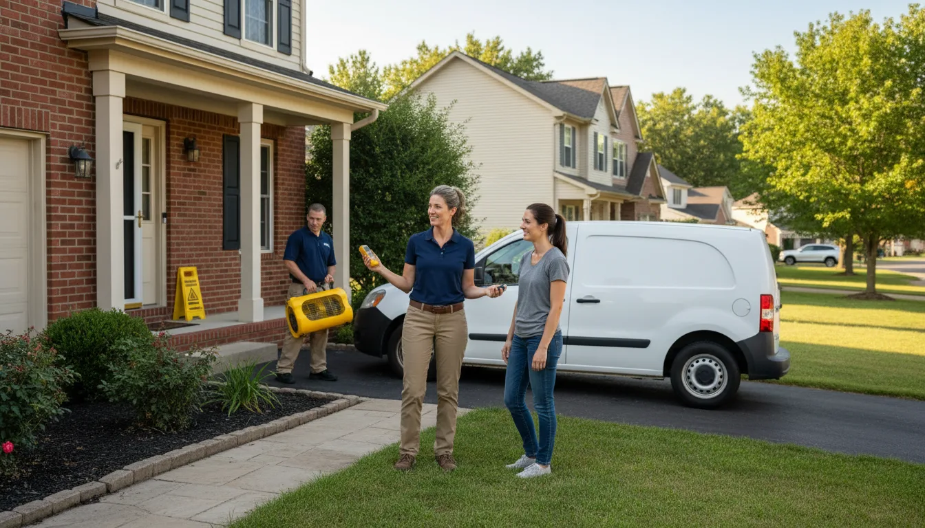 Water restoration image for Flood Water Cleanup, Removal And Restoration Services in Evansville, MN